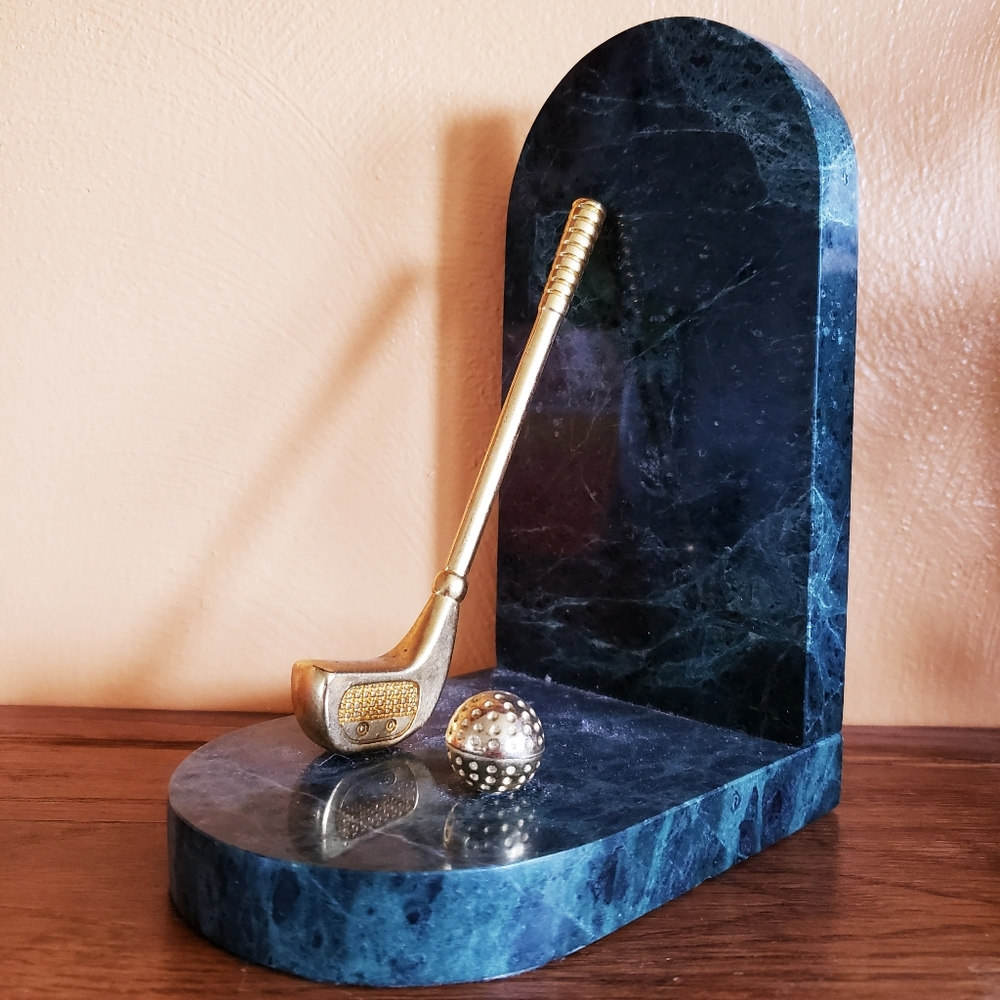 Golf-Themed Book End